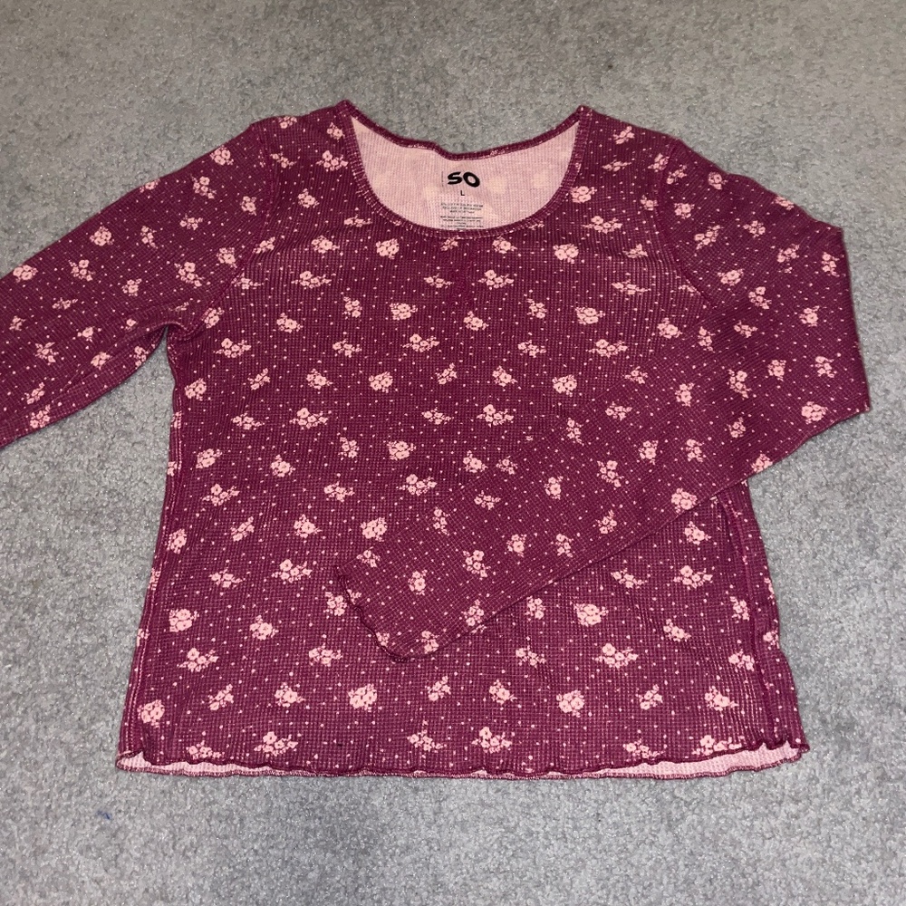 so floral long sleeve